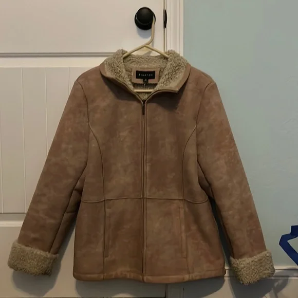 Faux Suede Brown coat